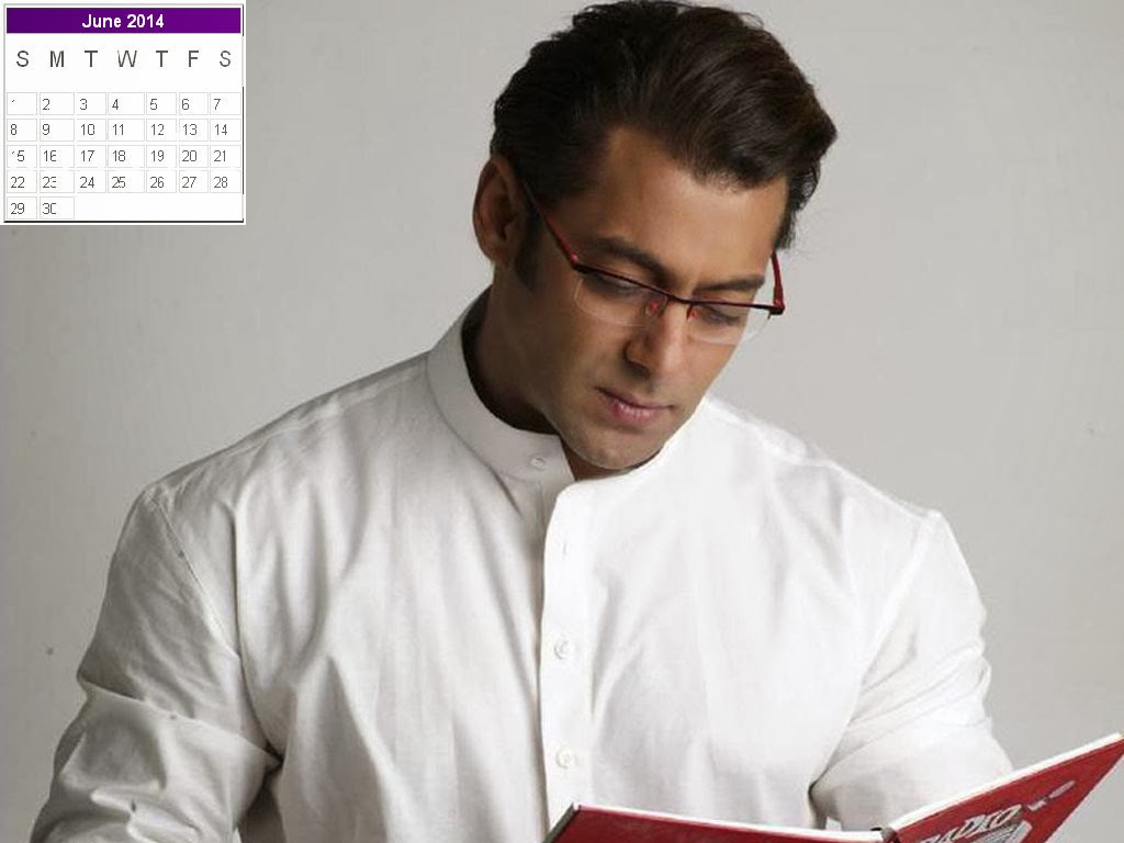 Salman Khan Calendar 2014: Salman Khan New Year 2014 Calendar - 2014