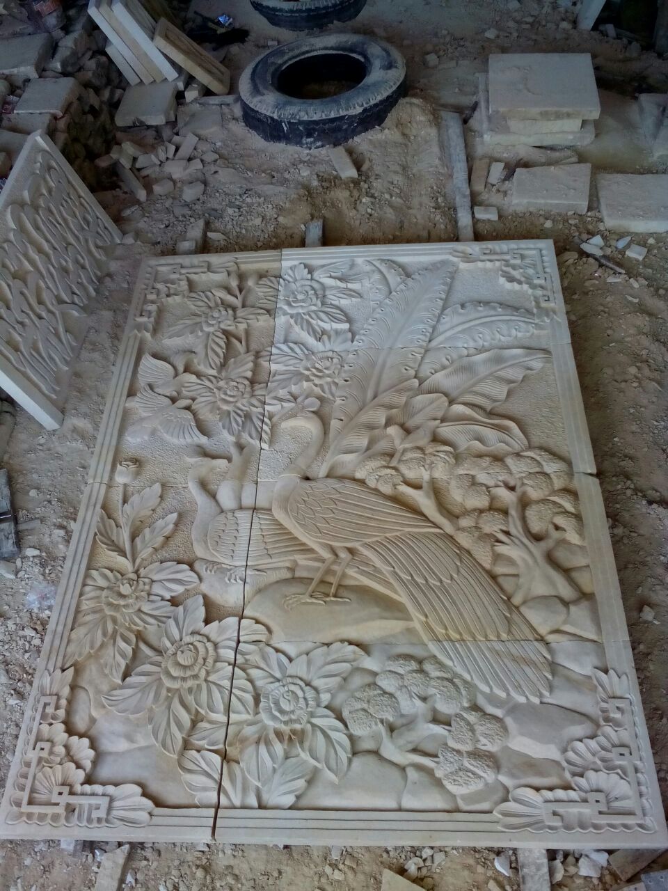 RELIEF BATU ALAM, Relief Batu Paras Jogja