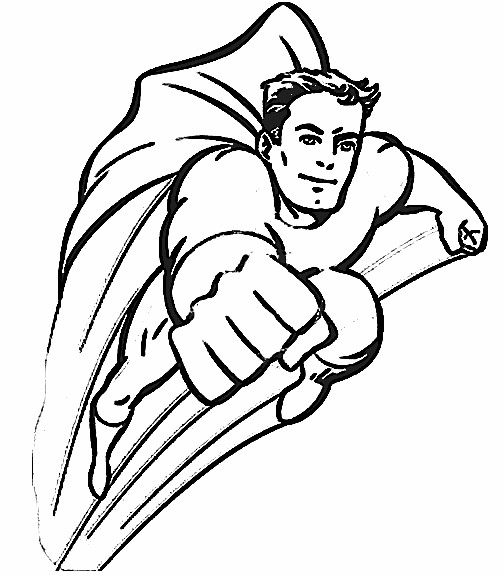 Best Super Hero Coloring Pages