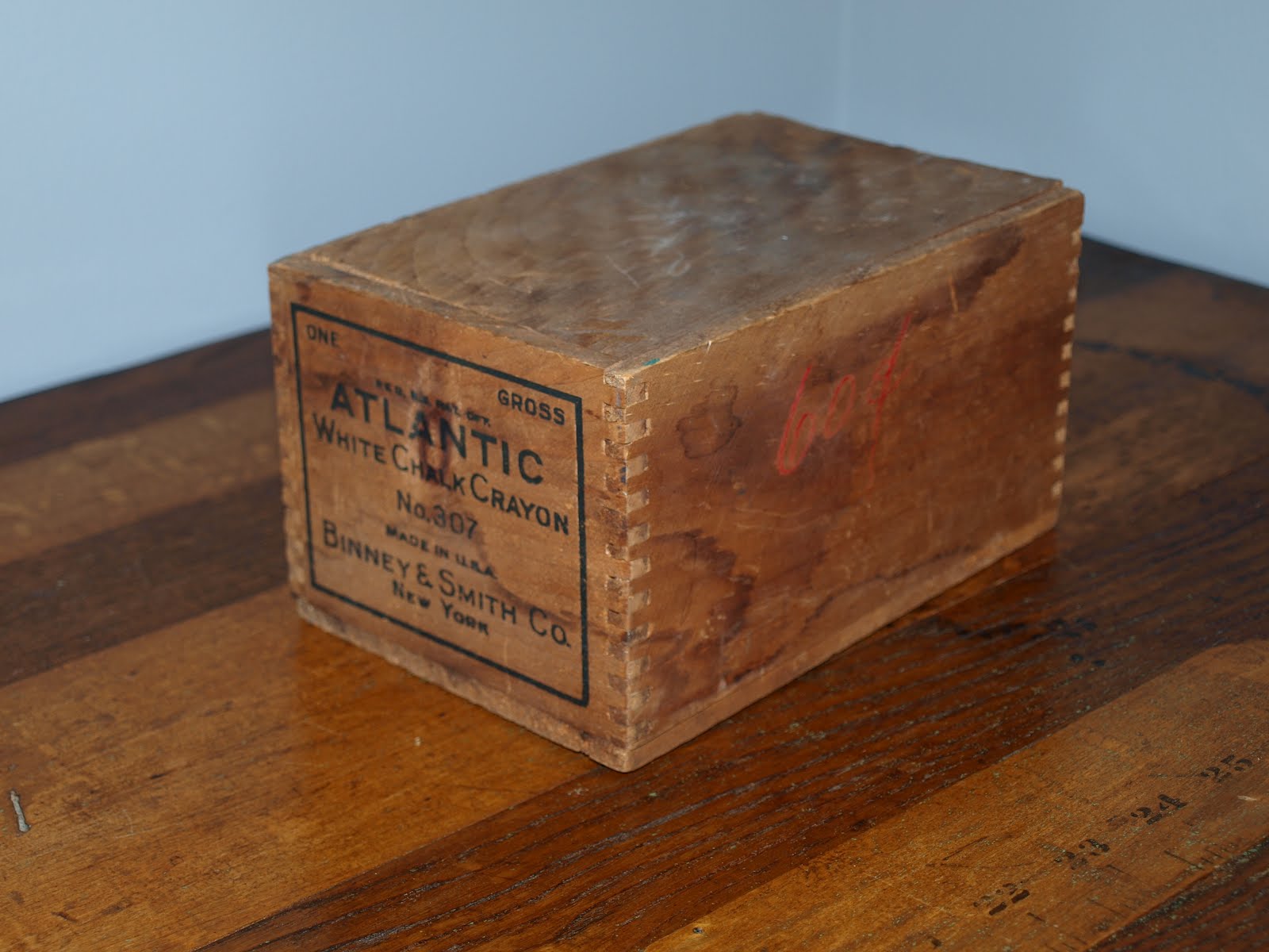 Vintage Redefined Antique Wooden Crayon Chalk Box