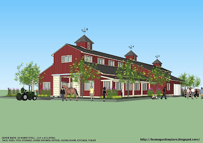 1 Stall Horse Barn Plans
