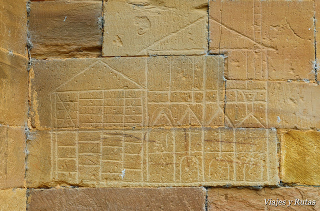 Marcas de canteros Marcas de canteros de la Iglesia del Monasterio de Moreruela