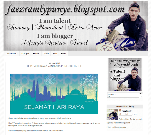 Tempahan edit/design/customize blog murah