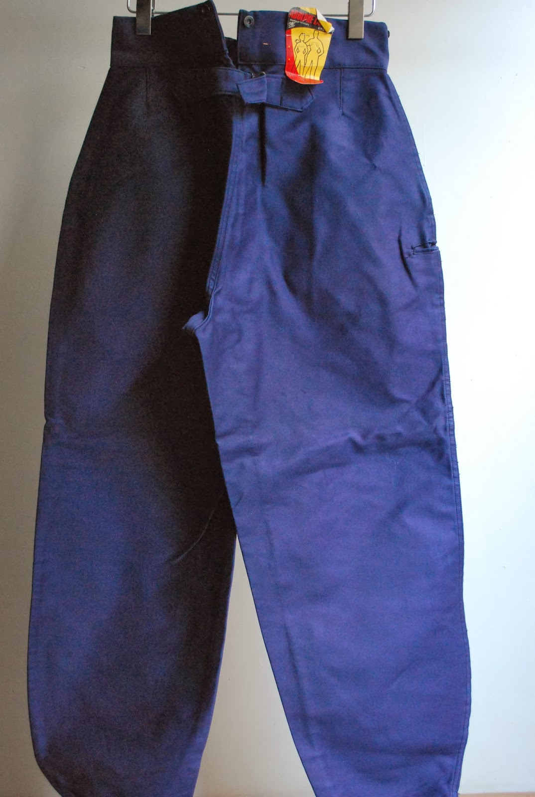 encore 1940s1950s french moleskin pants "Adolphe Lafont"