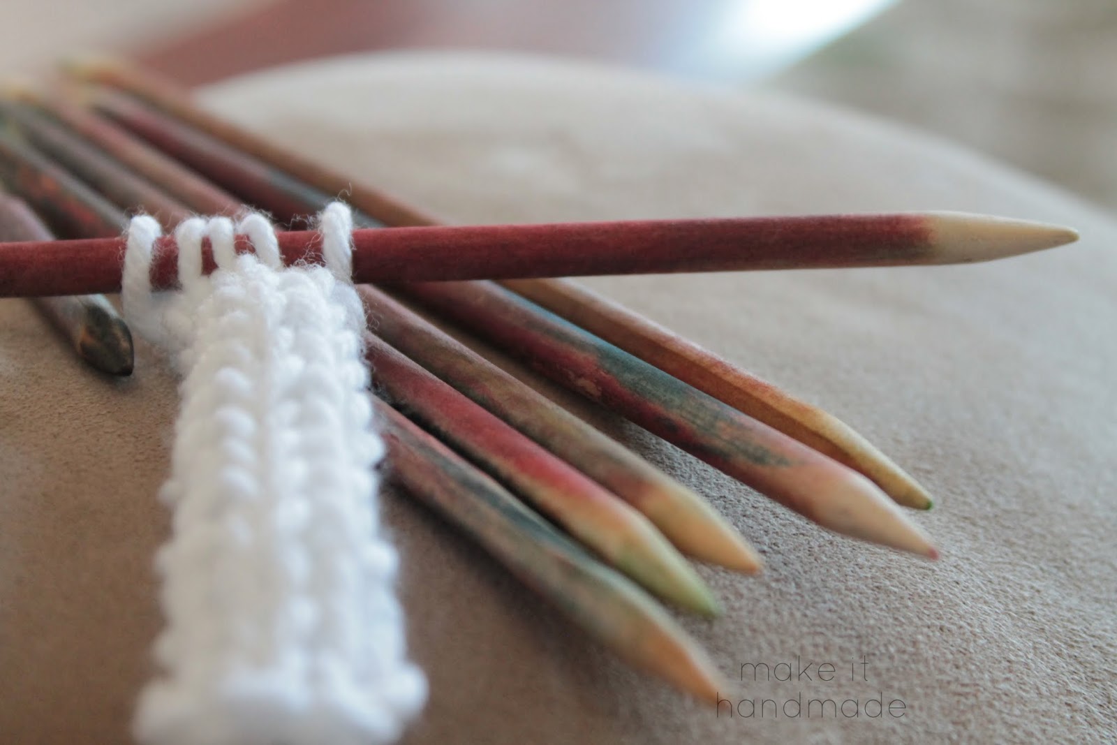Make It Handmade: DIY Rainbow Knitting Needles