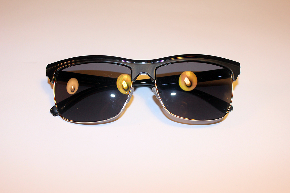 Retro Inspired Modern Dapper Square Half Frame Sunglasses 