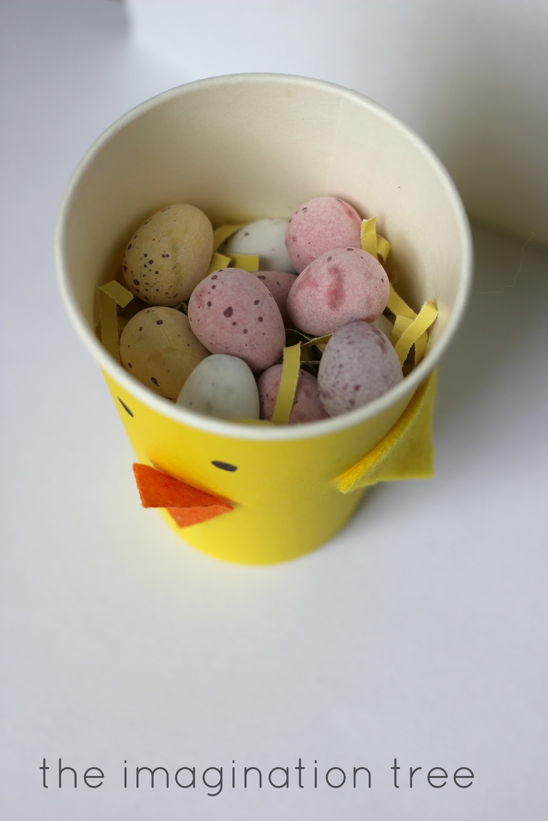 Easter Chick Treat Cups! - The Imagination Tree