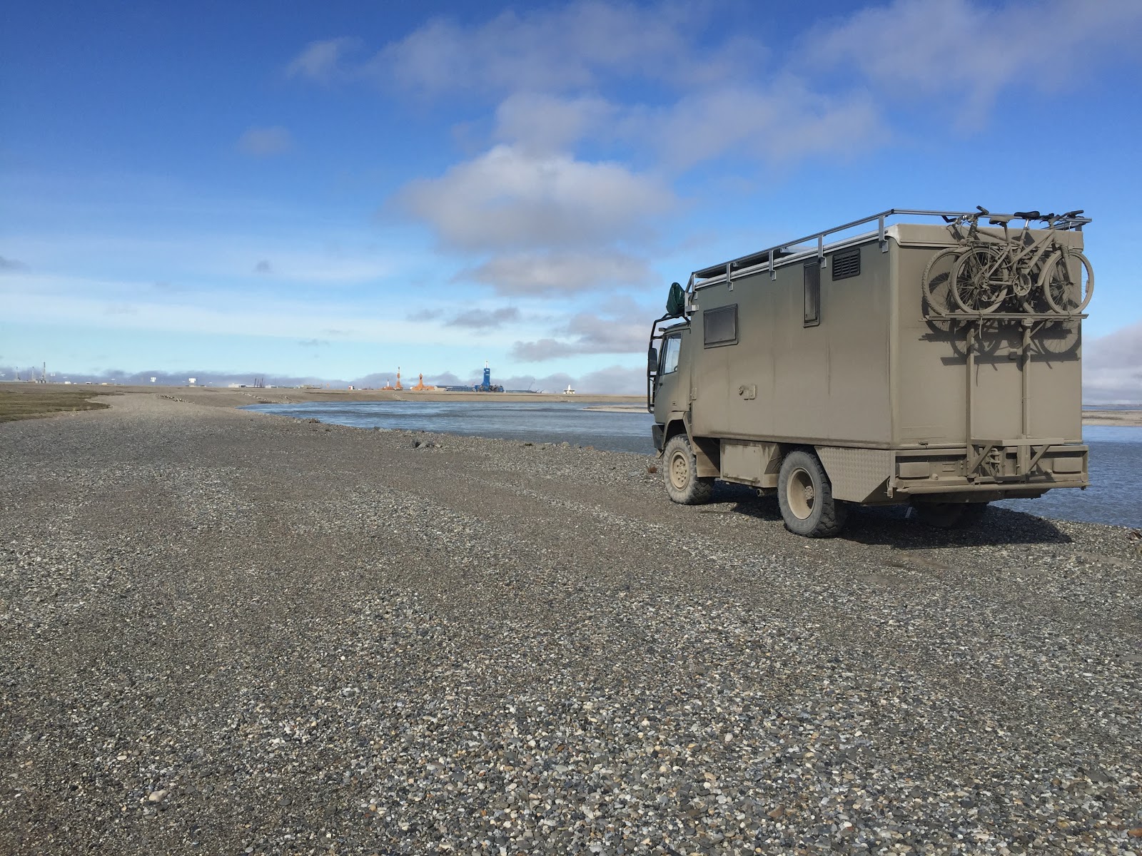 Büffel on tour Prudhoe Bay, Alaska