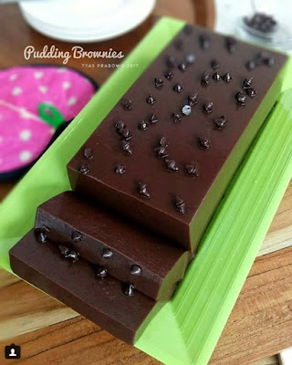 Resep Pudding Brownies Cokelat Roti Tawar