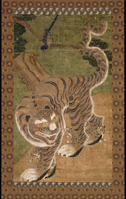 peinture coréenne tigre et pie musée national des arts asiatiques guimet