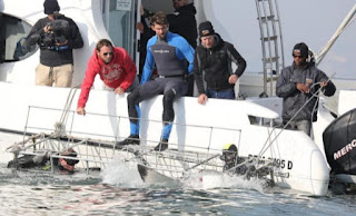 Michael Phelps pierde su duelo virtual contra un tiburón