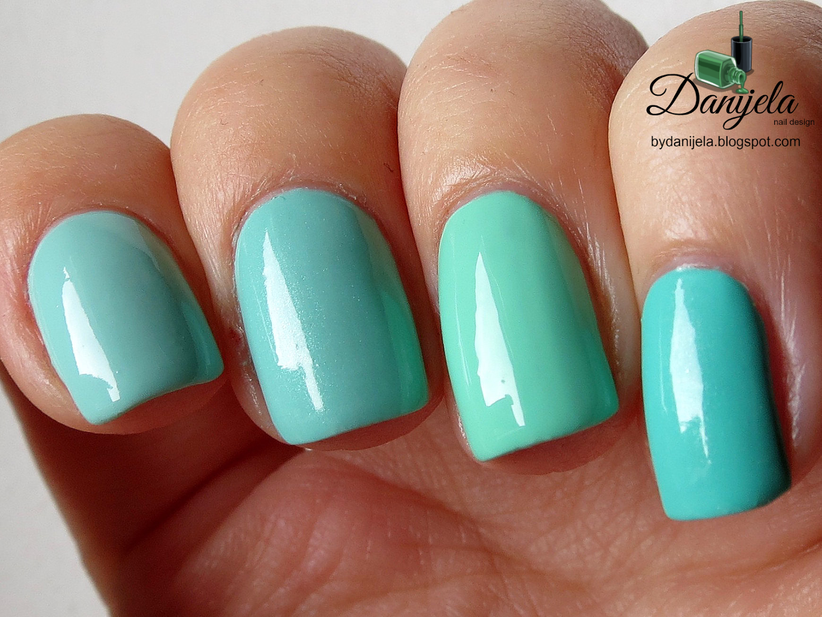 BY DANIJELA: Mint Ombre manikir (video)