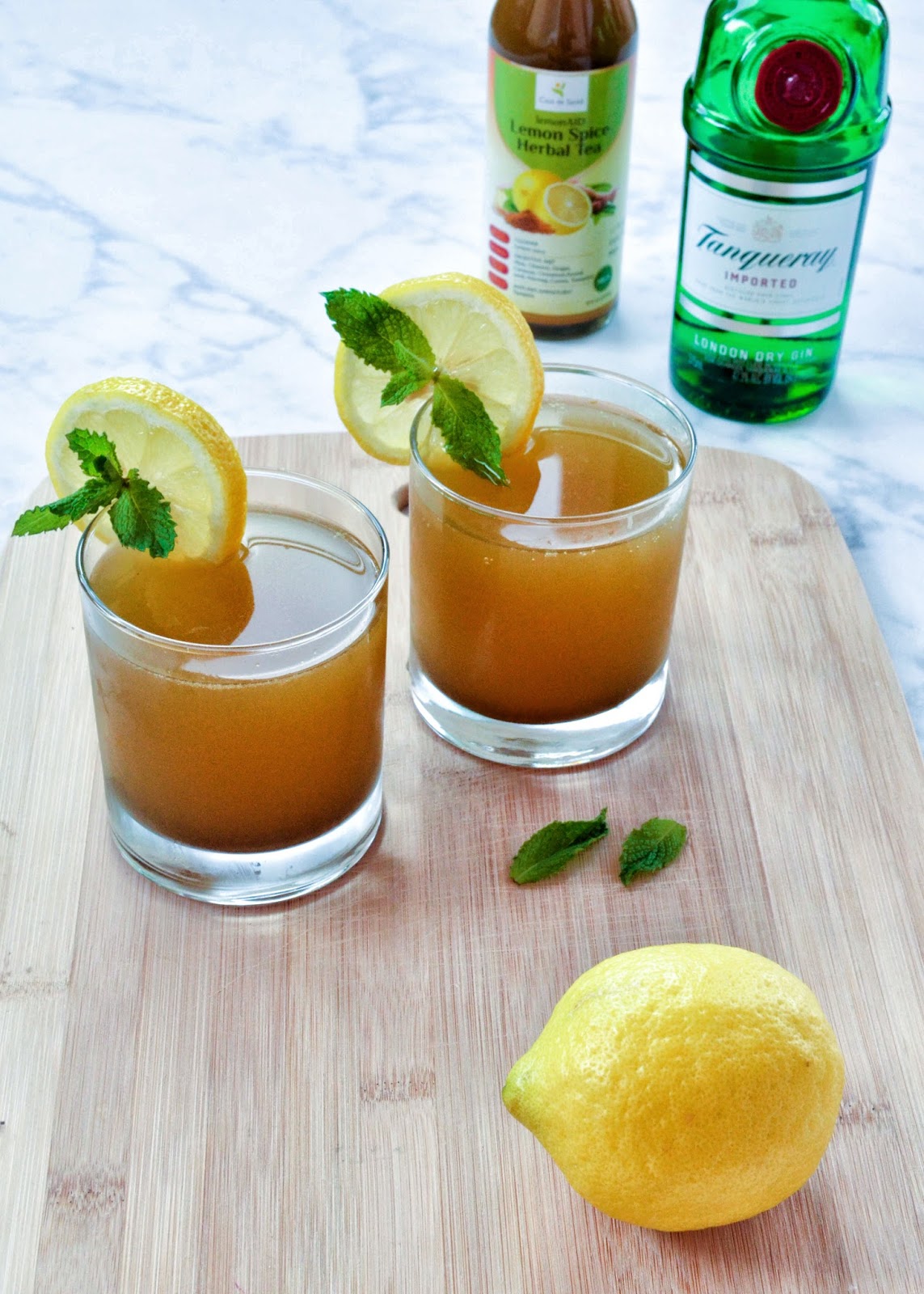 The Energetic Foodie Bee's Knees Cocktail with LemonAID