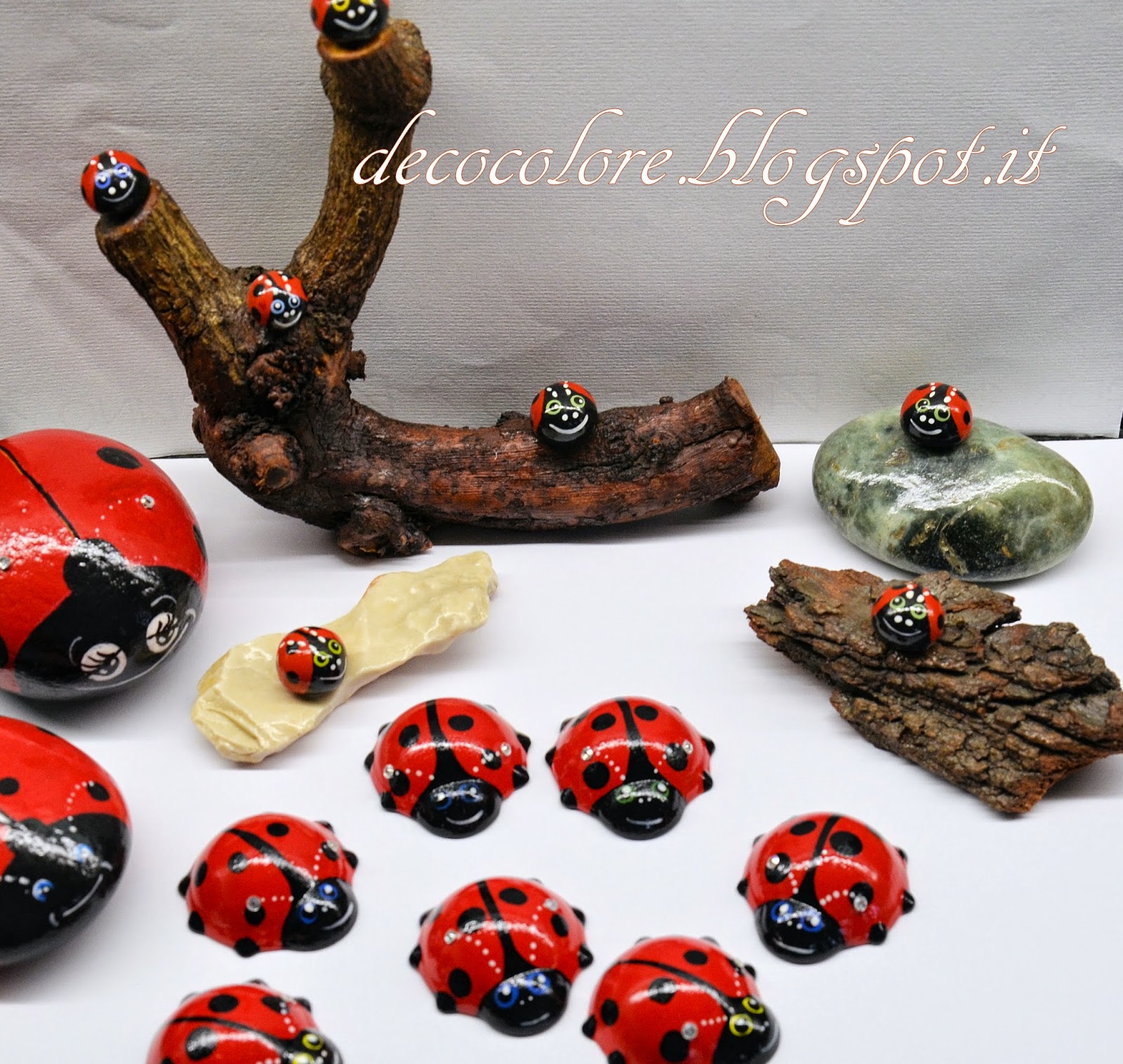 Adesivi Coccinella Portafortuna 10x12 Mm - Decorazioni Per Legno E Scrapbooking - Foto 4