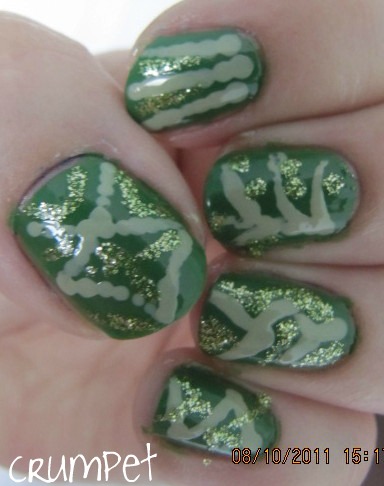 The Crumpet: Green Nails for Depression Awareness Month