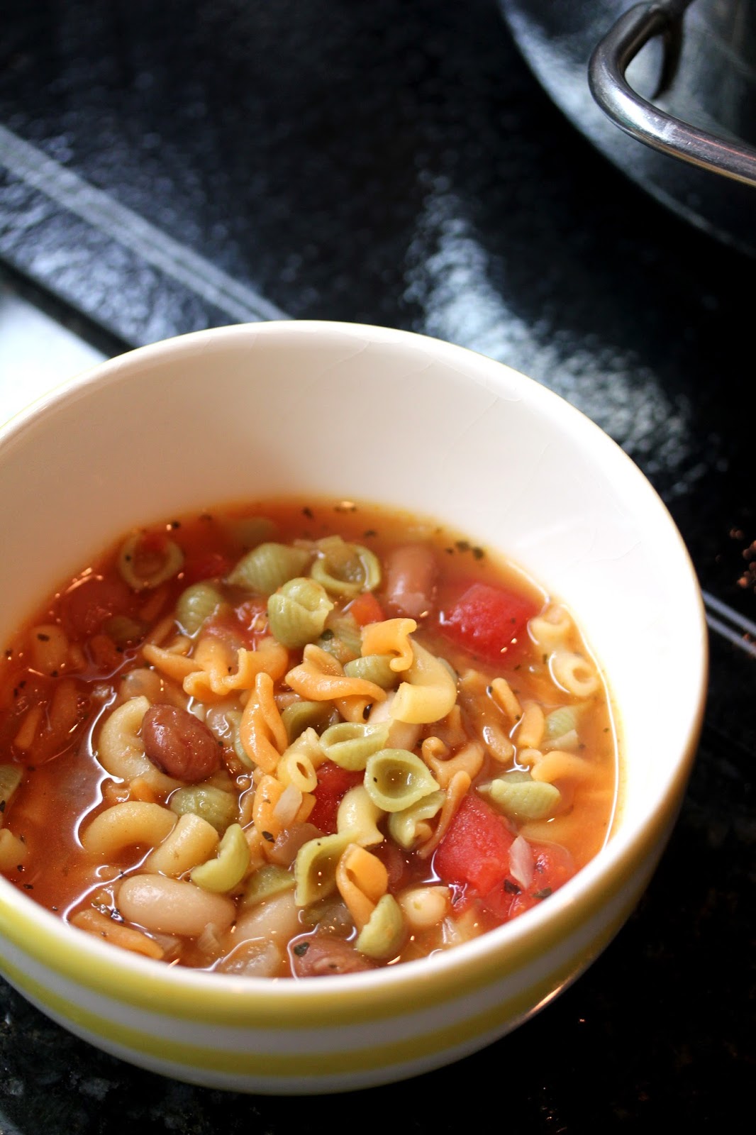 Easy Vegetable Soup with Beans and Pasta Kitchen Grrrls.