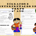 Atividade de dígrafos e texto em letra cursiva para 4º ano