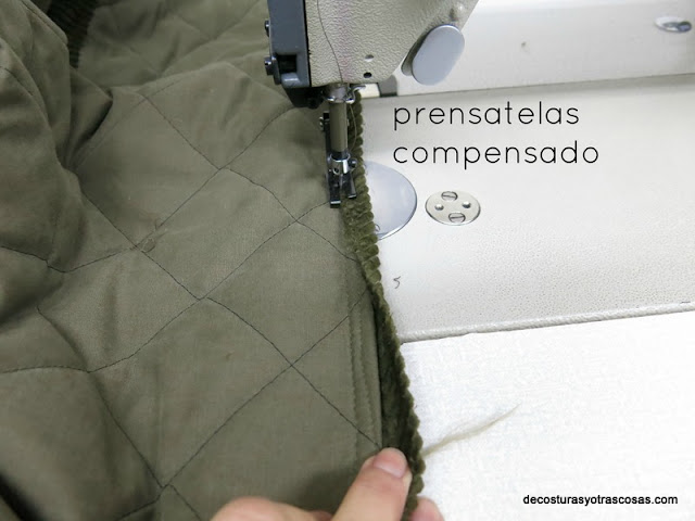 prensatelas compensado para máquina de coser