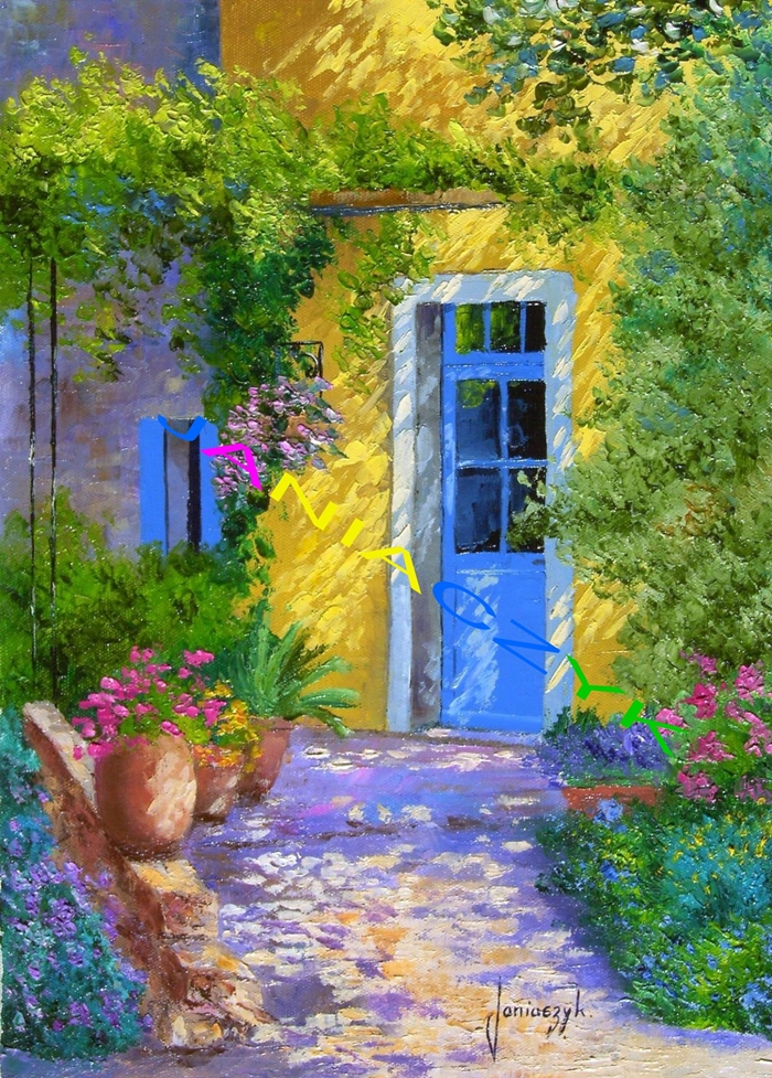 Jean Marc Janiaczyk 1966 | French Realist/Impressionist Knife painter | Dreaming of Provence