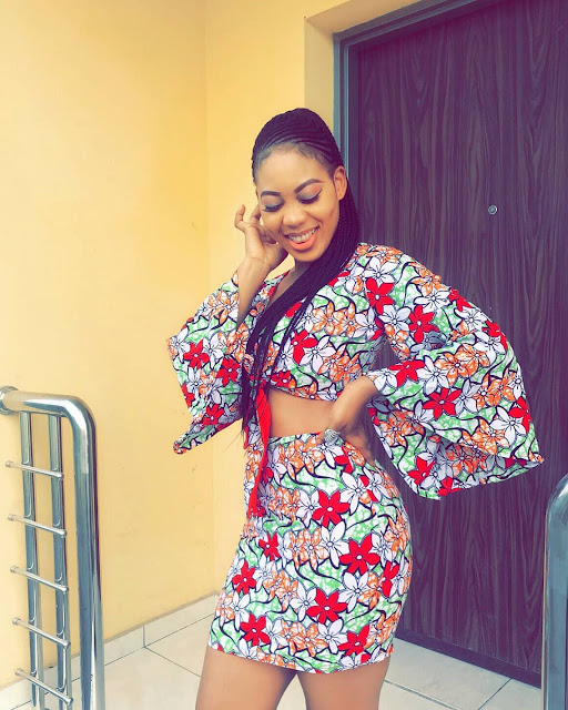 ankara styles short gown 2019