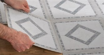 pack of 11 self adhesive floor tiles