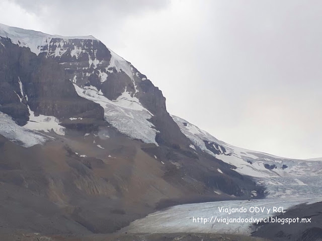 Glaciar Athabasca, Montañas rocosas Canadienses, Viajando ODV Y RCL https://viajandoodvyrcl.blogspot.mx
