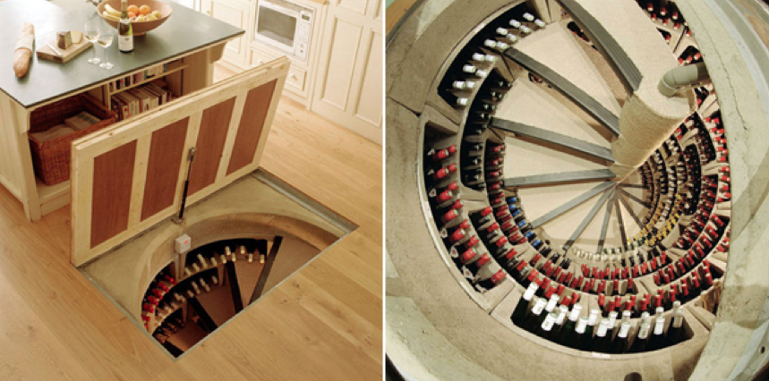 spiral cellar