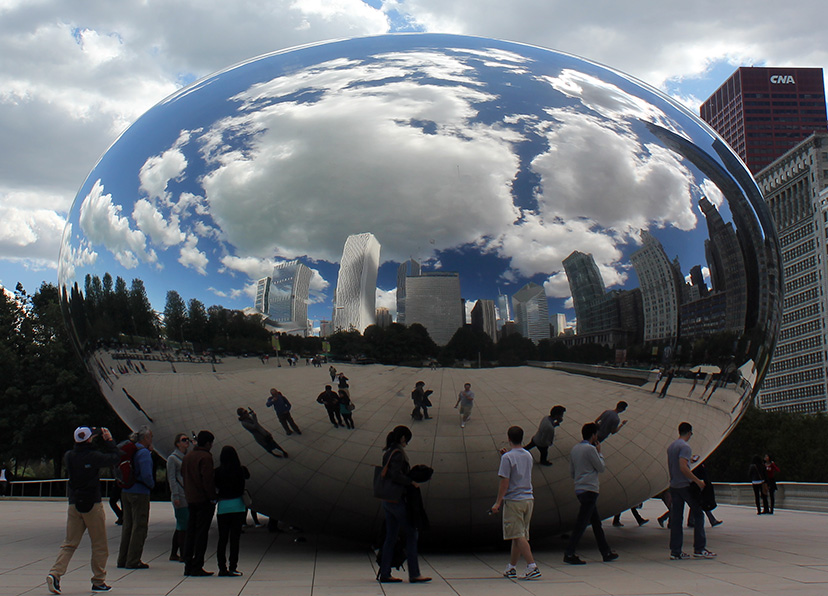 ArchitectureChicago PLUS Chicago Street Scene Snow Globe