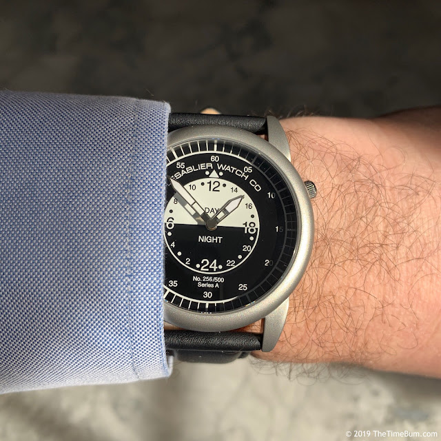 Lesablier Aviateur VQ wrist shot