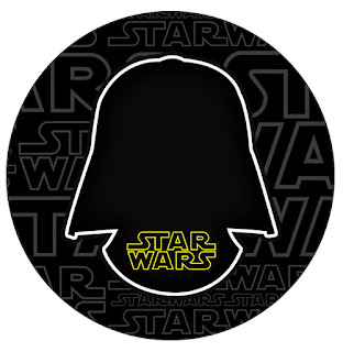 Star Wars: Etiquetas para Candy Bar para Imprimir Gratis. Toppers o Etiquetas de Star Wars para Imprimir Gratis.