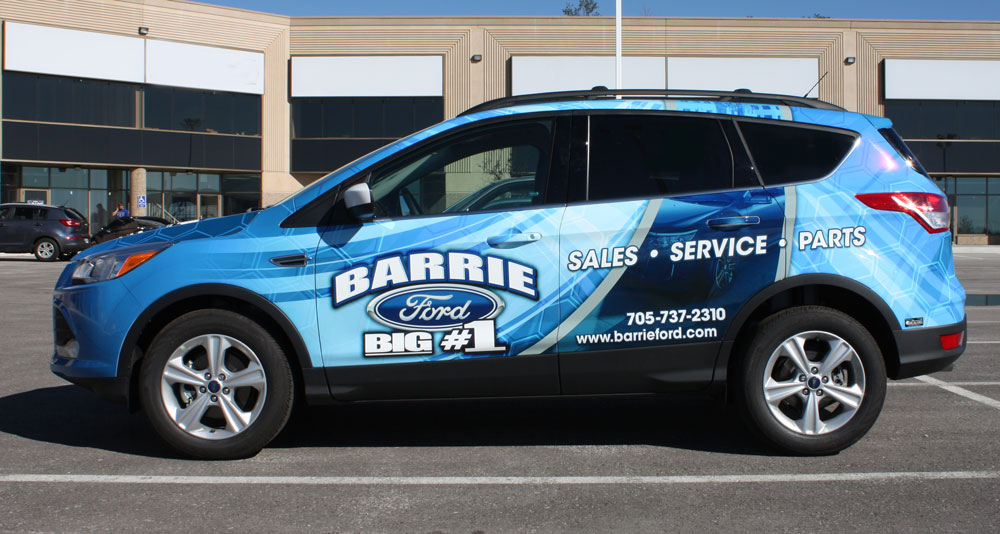 Barrie Ford Escape Wrap Eminent Custom Graphics inc.