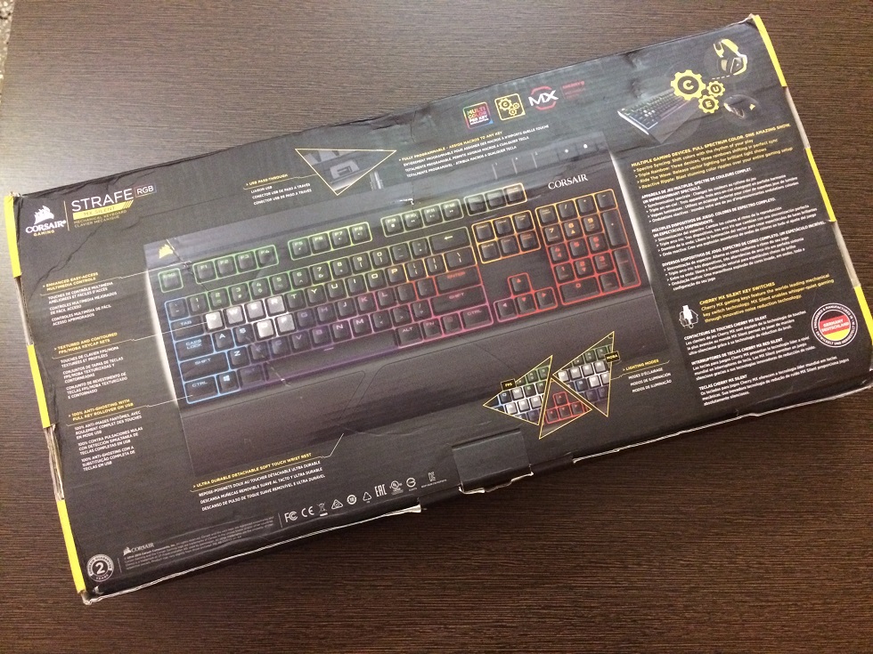 Corsair STRAFE RGB MX Silent Mechanical Keyboard Review ~ Computers and