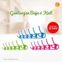 Dusdusan Gantungan Baju 6 Kait (Set of 144) ANDHIMIND