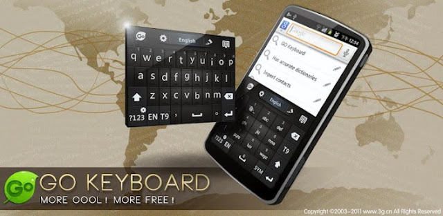 6 Aplikasi keyboard android terbaik dan paling recomended - Go Keyboard 6 Aplikasi keyboard android terbaik dan paling recomended - Go Keyboard