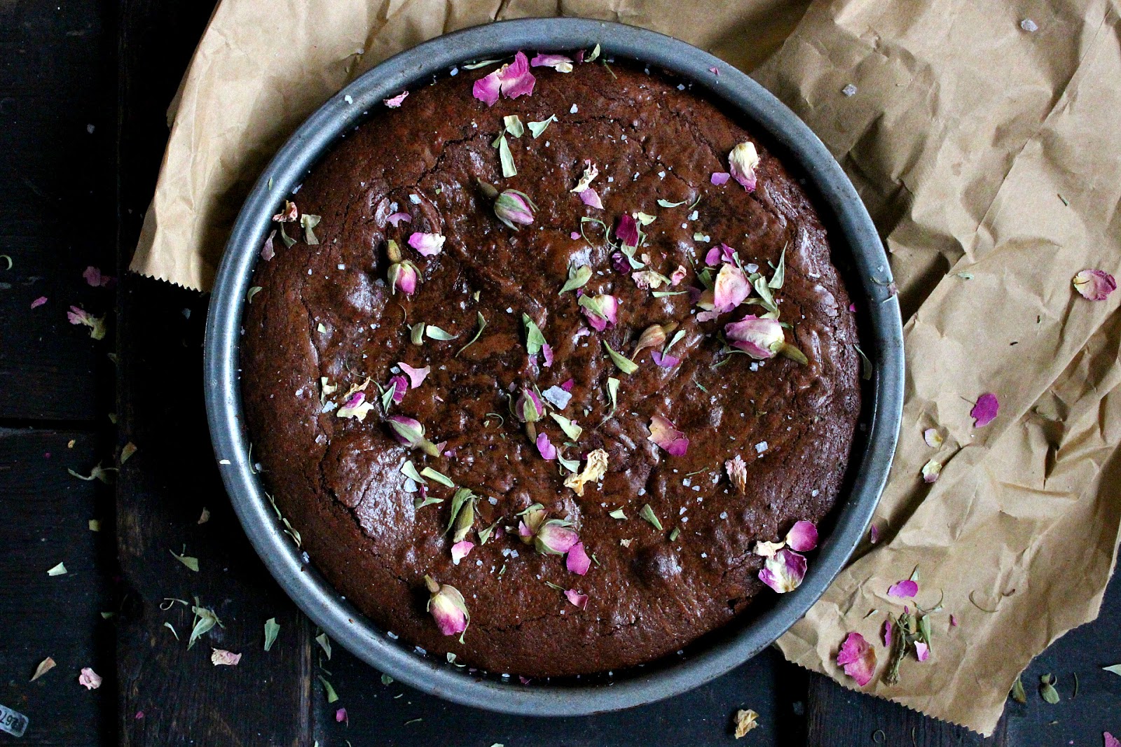 Earl Grey & Nordic Salt Brownies Celia's Saucer The Cafe Cat