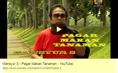 Download Lagu Mansyur S Pagar Makan Tanaman Mp3 Gratis