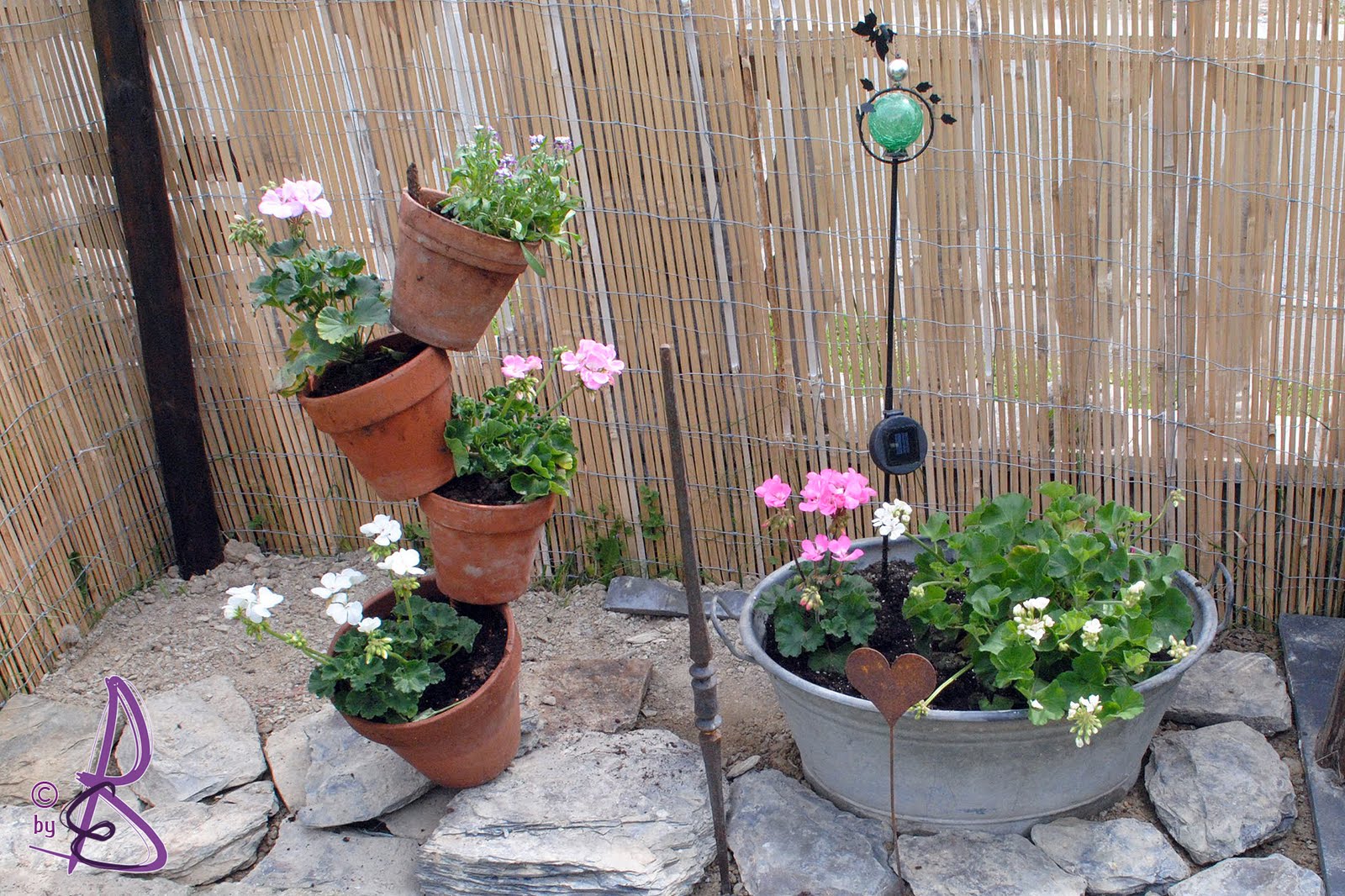 Eva´s Kreativ Werkstatt: Kreativideen für den Garten, bitte Nachmachen!