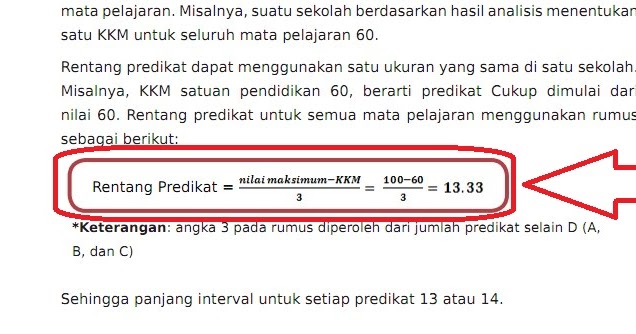Cara Menentukan Nilai Predikat Rapor Sd Kurikulum 2013 Edisi Revisi Coretan Guru