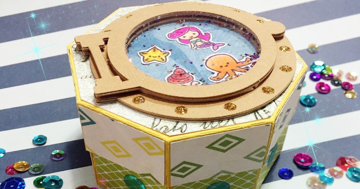 SVG Attic Blog Shaker Clam Shell Box with Angeline