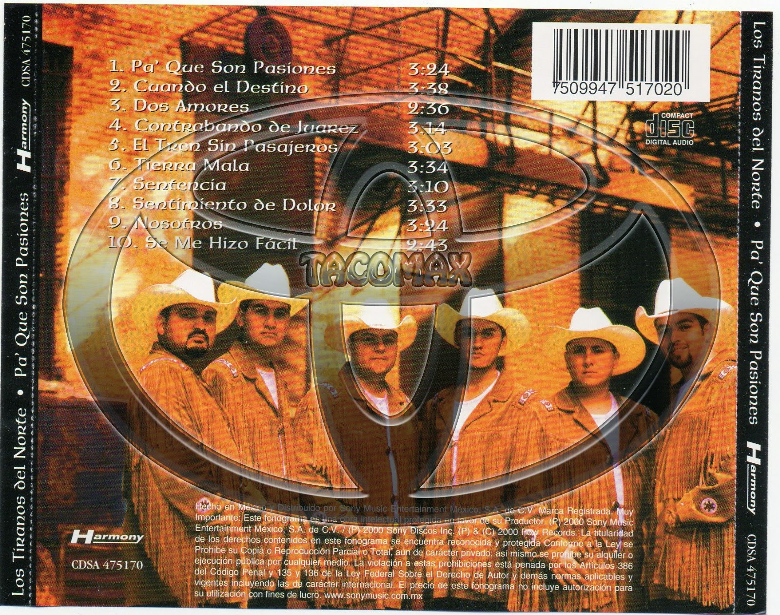 sɐɹǝdnɹƃ sǝuoıɔɔǝΙoɔ TIRANOS DEL NORTE Pa'