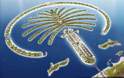 Ilha artificial no Dubai