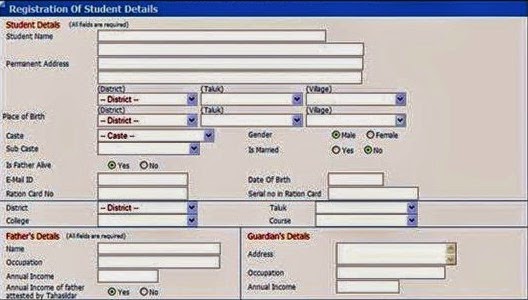 Bihar Scholarship Form 2015 Pdf