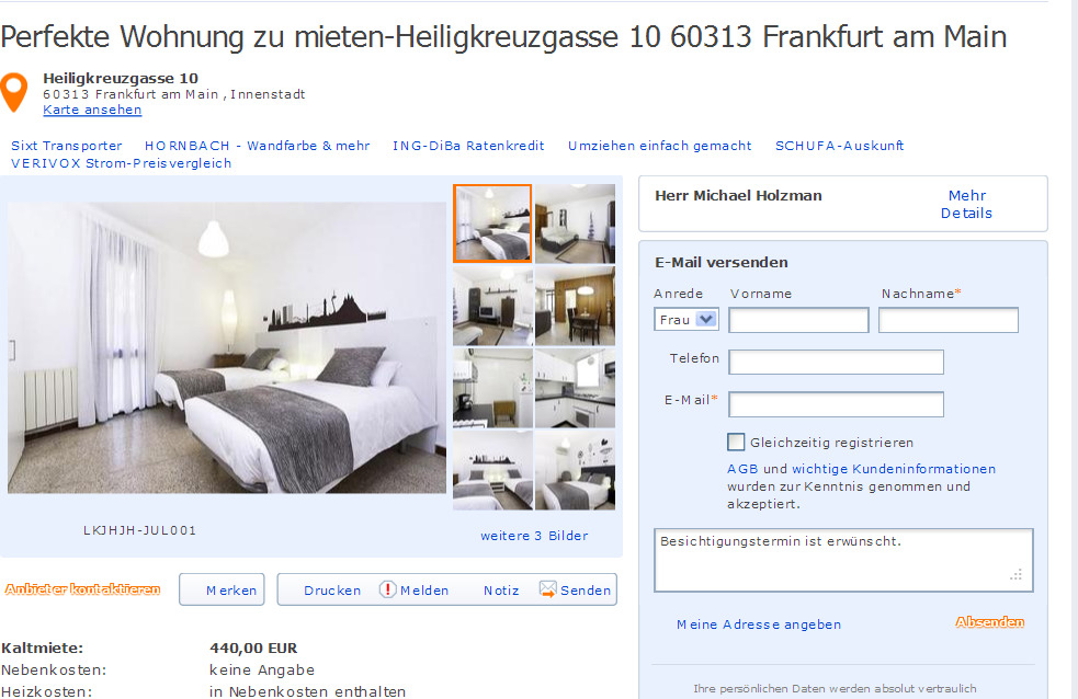 Frankfurt Wohnung Mieten Frankfurt Wohnung Mieten