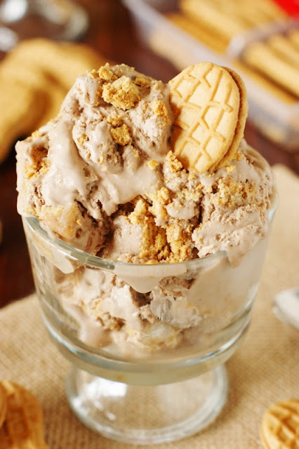 Chocolate Nutter Butter Ice Cream Image