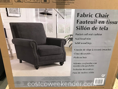 Costco 2000713 - Fabric Chair: great for any living room or family room