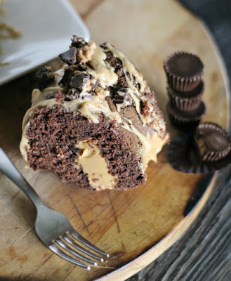 Reese's Chocolate Peanut Butter Bundt Poke Cake Reese's Chocolate Peanut Butter Bundt Poke Cake