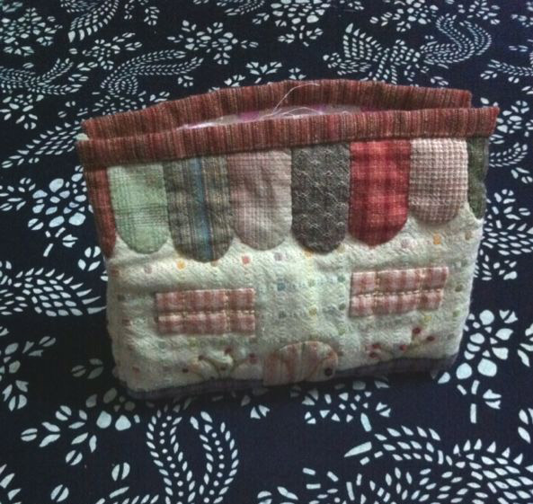 Storage bag "Little House".  Patchwork сумочка для хранения