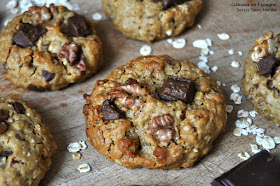 recette cookies vegans avoine chocolat