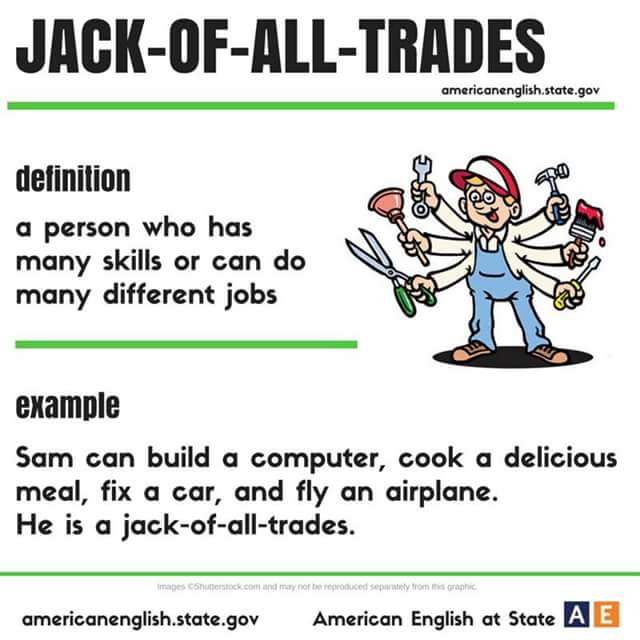 English Corner Jack of all trades