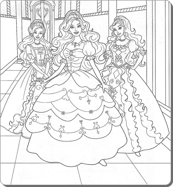 Ausmalbilder Zum Ausdrucken Ausmalbilder Barbie
